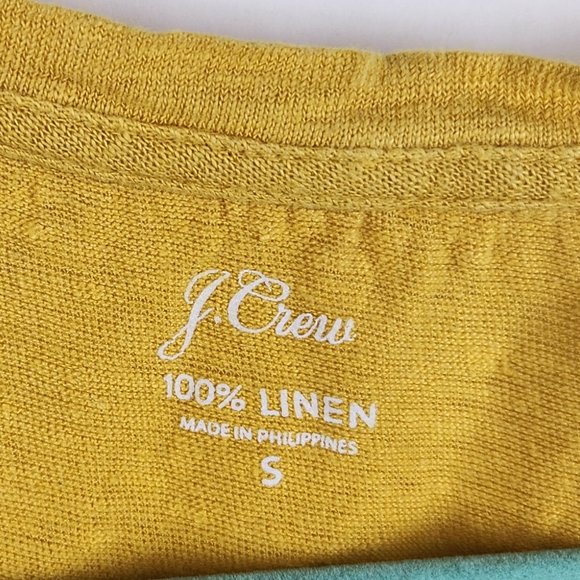 J. Crew 100% Linen V-Neck Pocket Tank sz S - Picture 4 of 6
